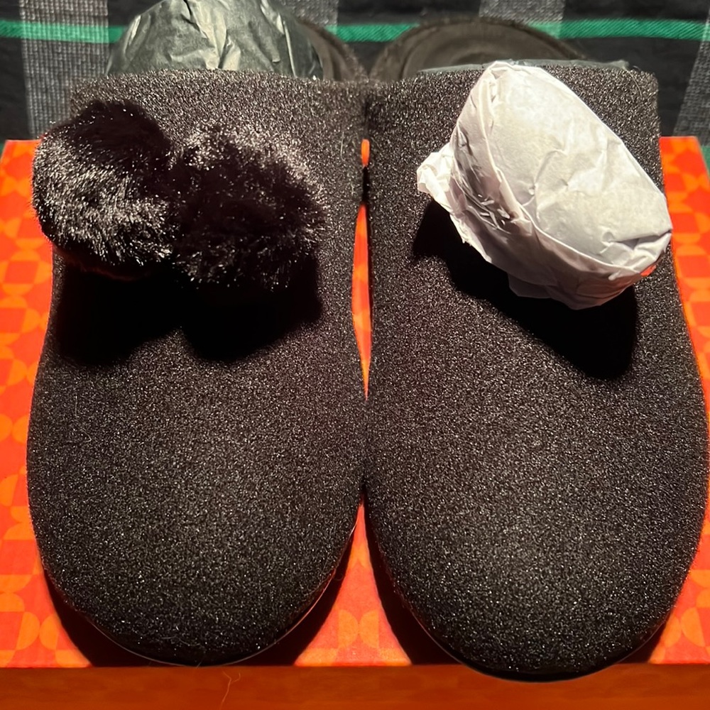 FitFlop Chrissie PomPom Slipper Women 6
